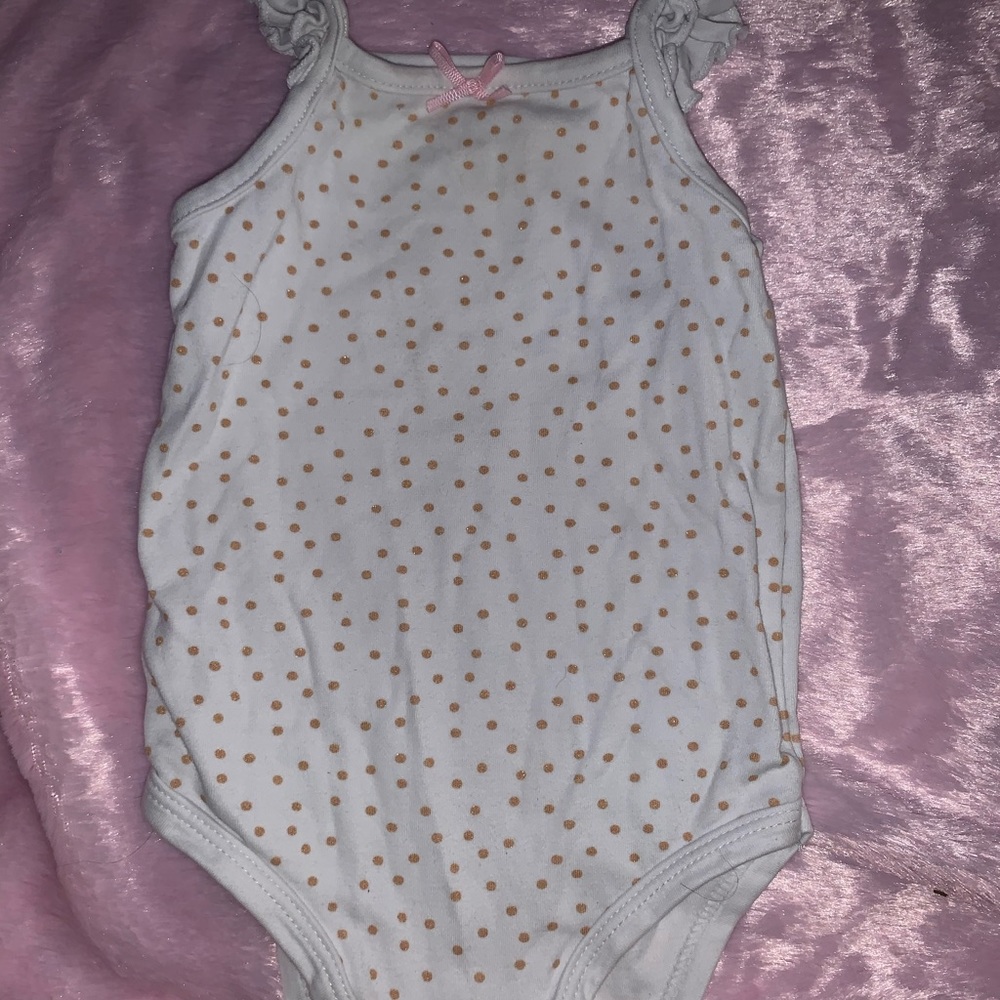 baby girl tank top onesie size 2-5 months